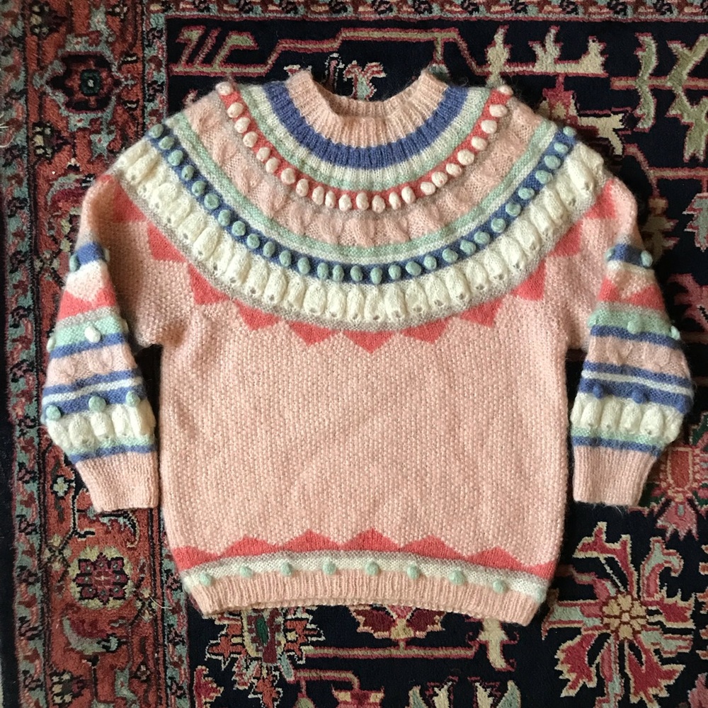 Vintage Rebecca Stone wool sweater